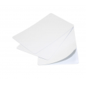 Tarjeta Blanca PVC 0'25mm Dorso Adhesivo